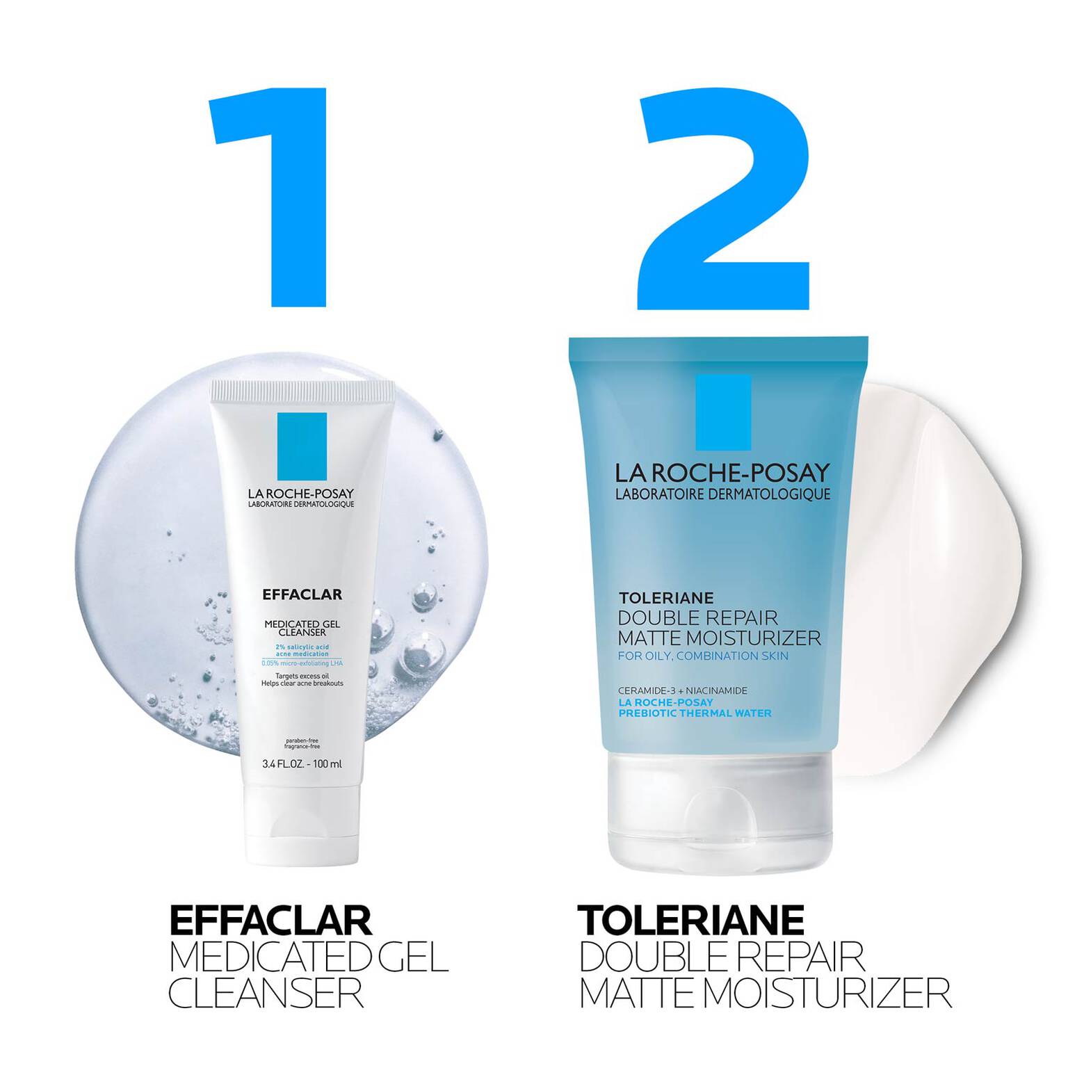 effaclar-medicated-acne-cleanser-and-toleriane-double-repair-matte-moisutrizer-travel-set-r4 AmazonSet-EffaclarMedCleanser100ml-TolerianeMatteMoisturizer_routine.jpg