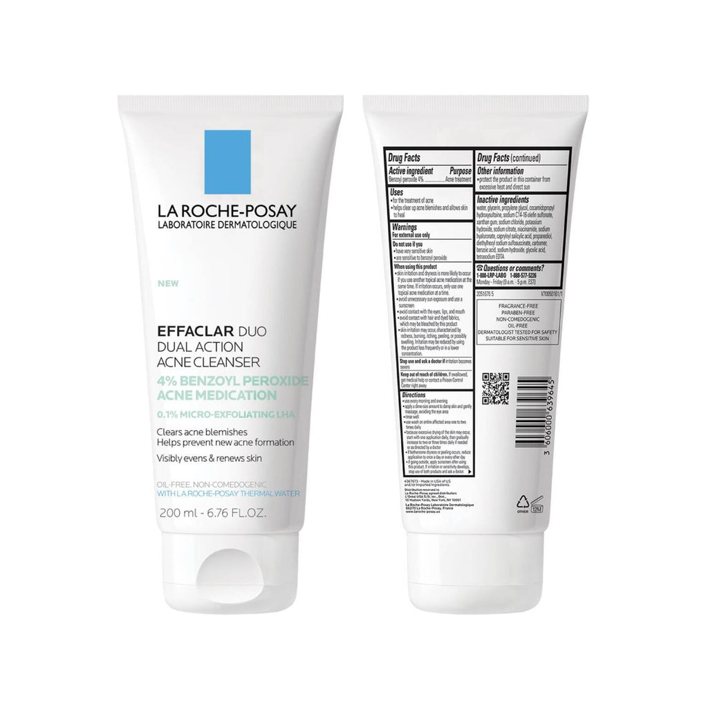 effaclar-dual-action-acne-face-wash-with-4-benzoyl-peroxide-n2 LaRochePosay-Product-Skincare-Effaclar-Duo-Dual-Cleanser-200ml-3606000639645-ATF-PIM-packshot-texture.jpg